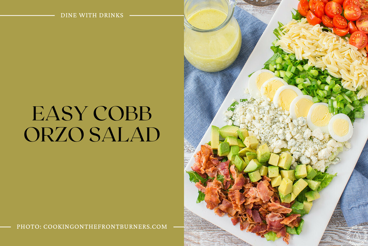 Easy Cobb Orzo Salad