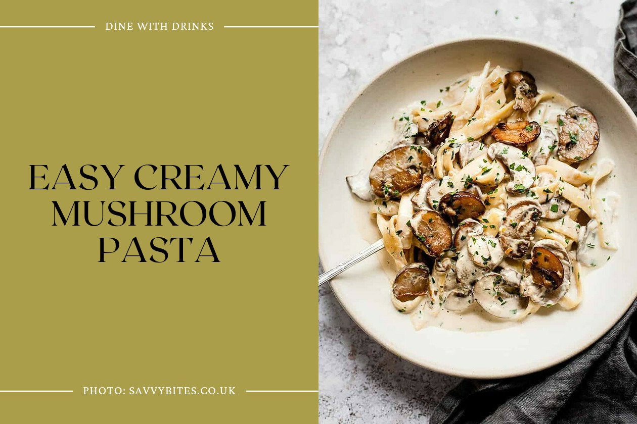 Easy Creamy Mushroom Pasta