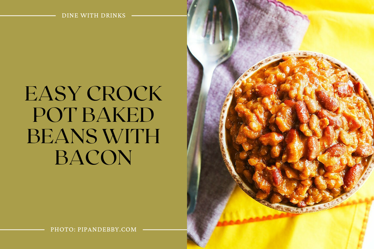 Easy Crock Pot Baked Beans With Bacon