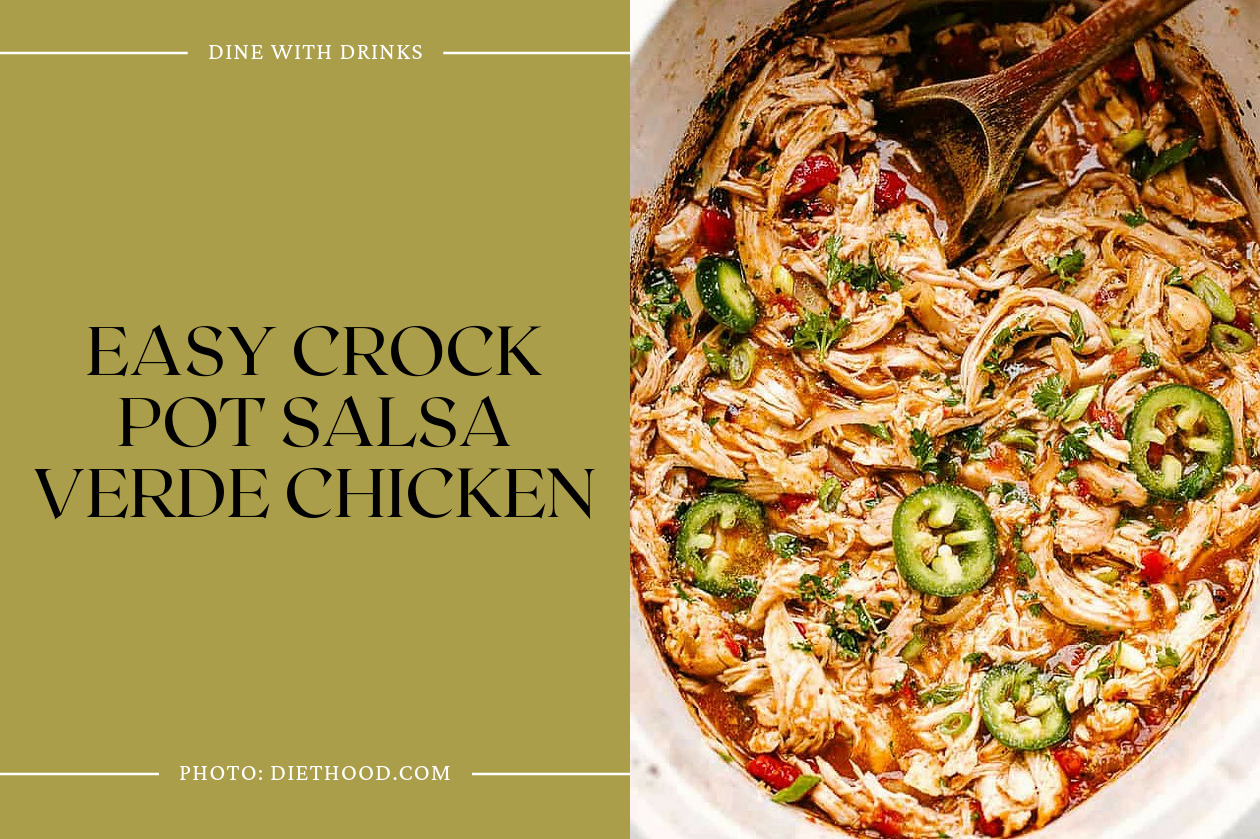 Easy Crock Pot Salsa Verde Chicken