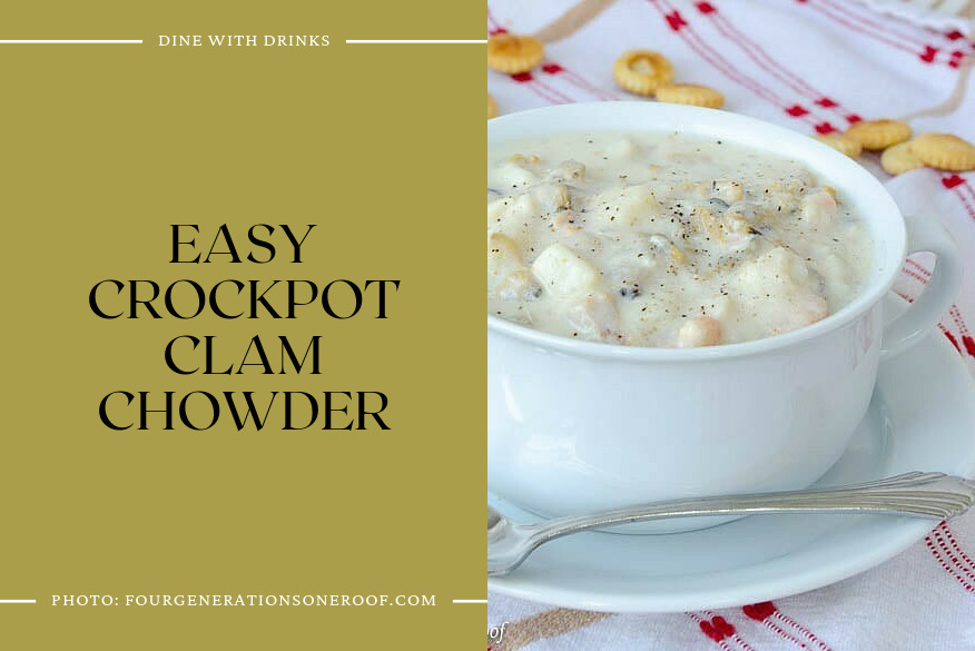 Easy Crockpot Clam Chowder