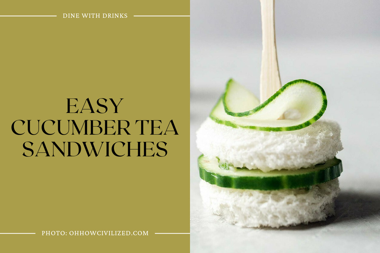 Easy Cucumber Tea Sandwiches