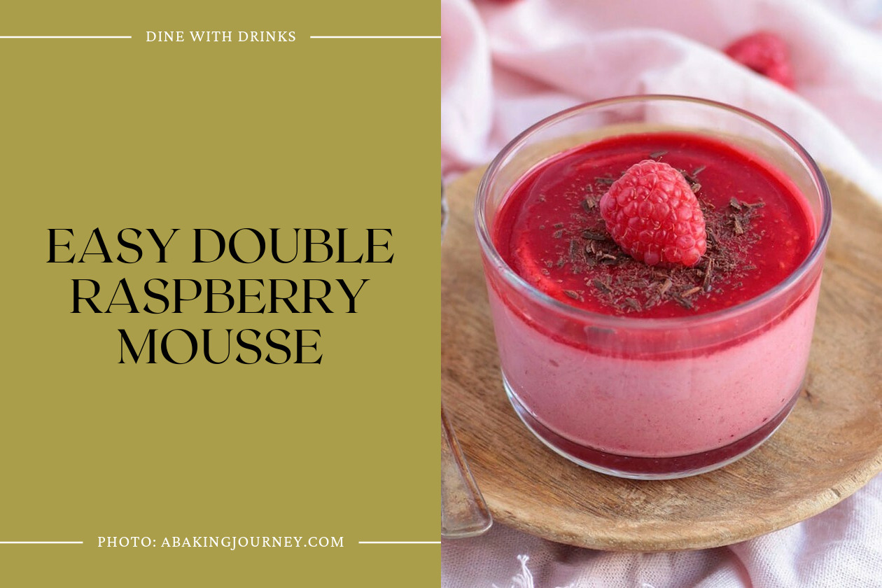 Easy Double Raspberry Mousse