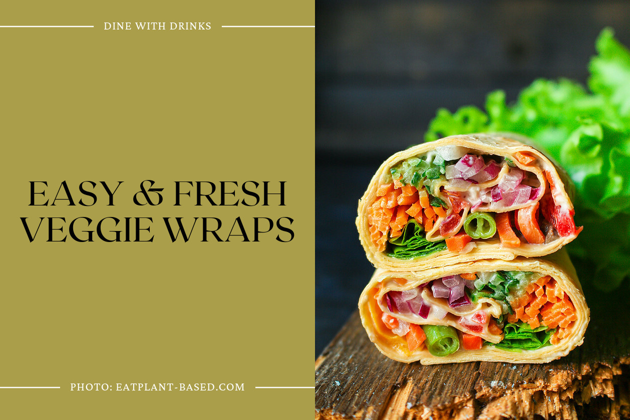 Easy & Fresh Veggie Wraps