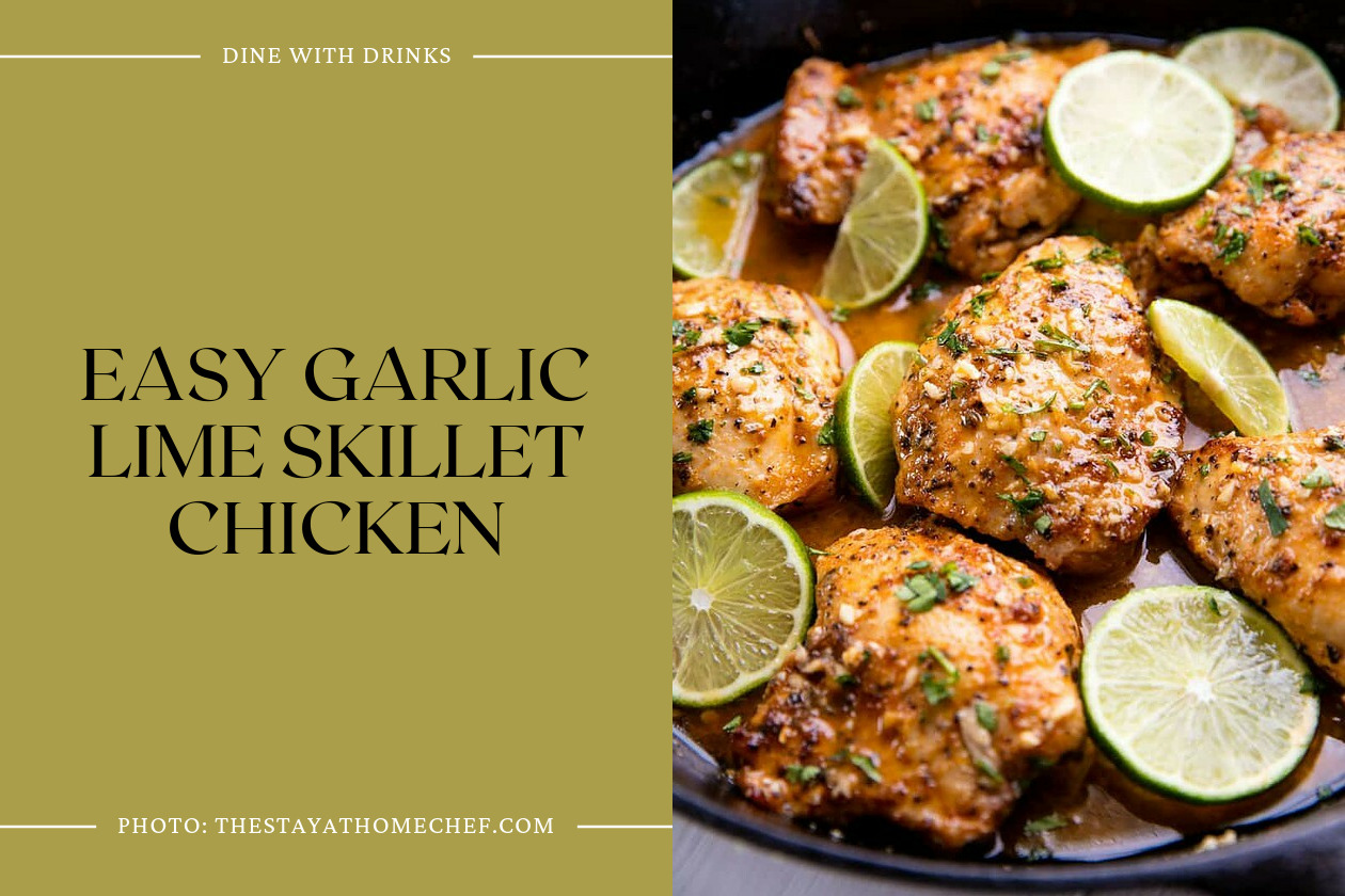 Easy Garlic Lime Skillet Chicken