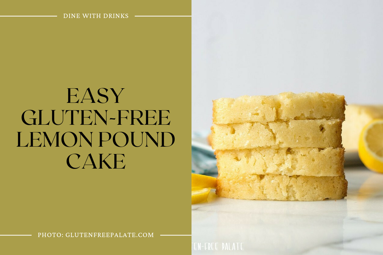 Easy Gluten-Free Lemon Pound Cake