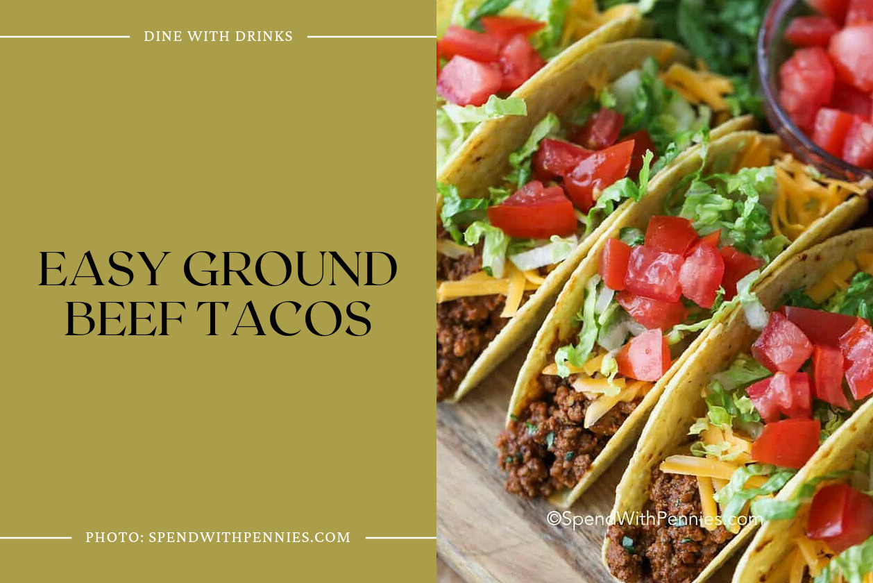 Easy Ground Beef Tacos