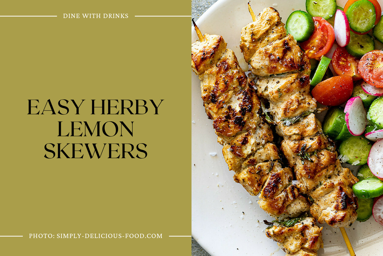 Easy Herby Lemon Skewers