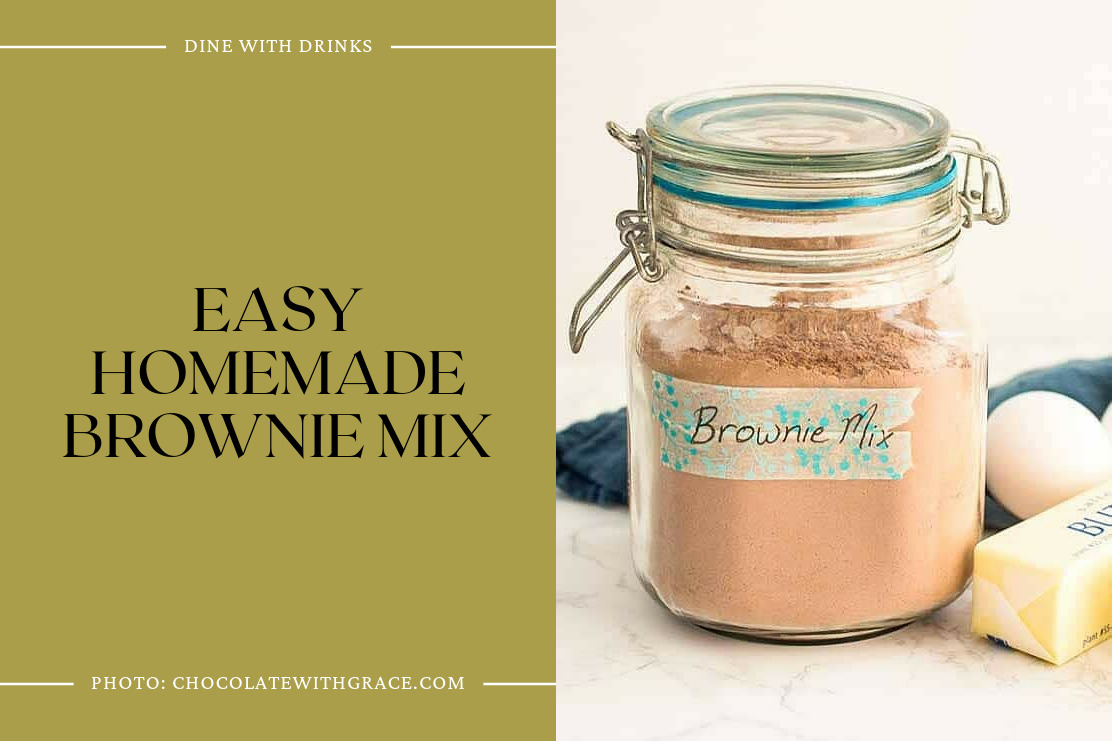 Easy Homemade Brownie Mix
