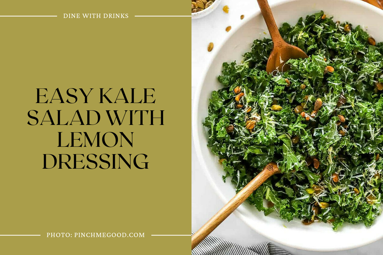 Easy Kale Salad With Lemon Dressing