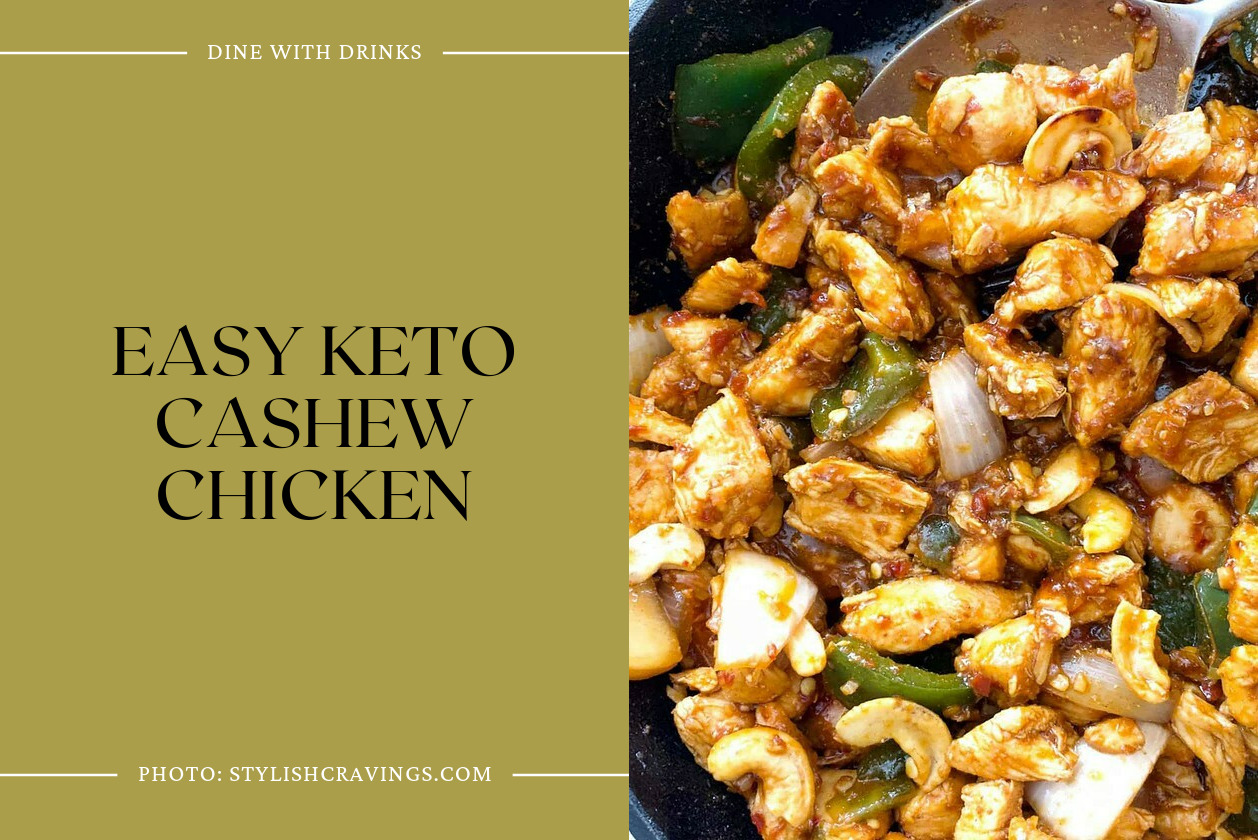 Easy Keto Cashew Chicken