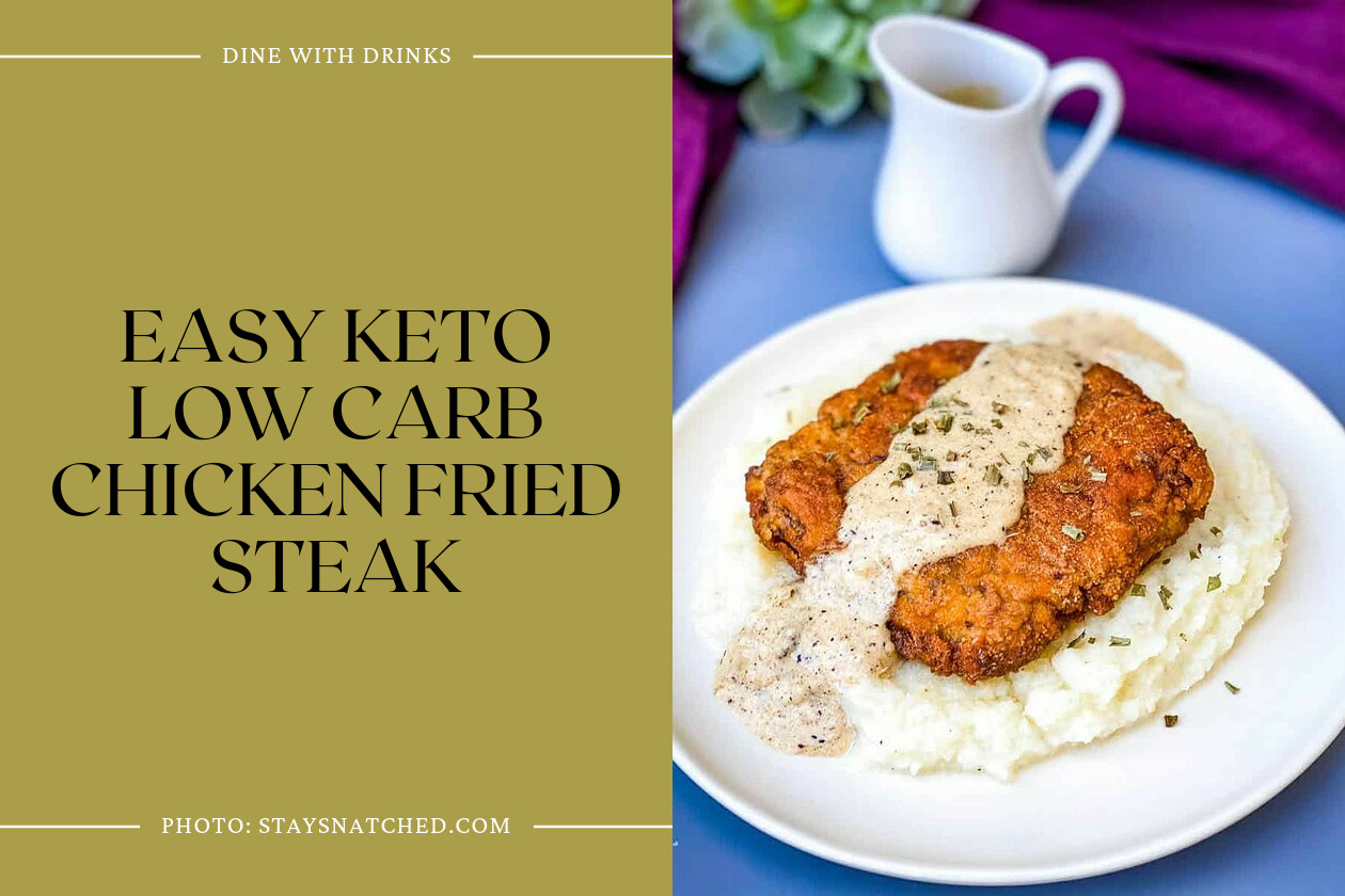 Easy Keto Low Carb Chicken Fried Steak