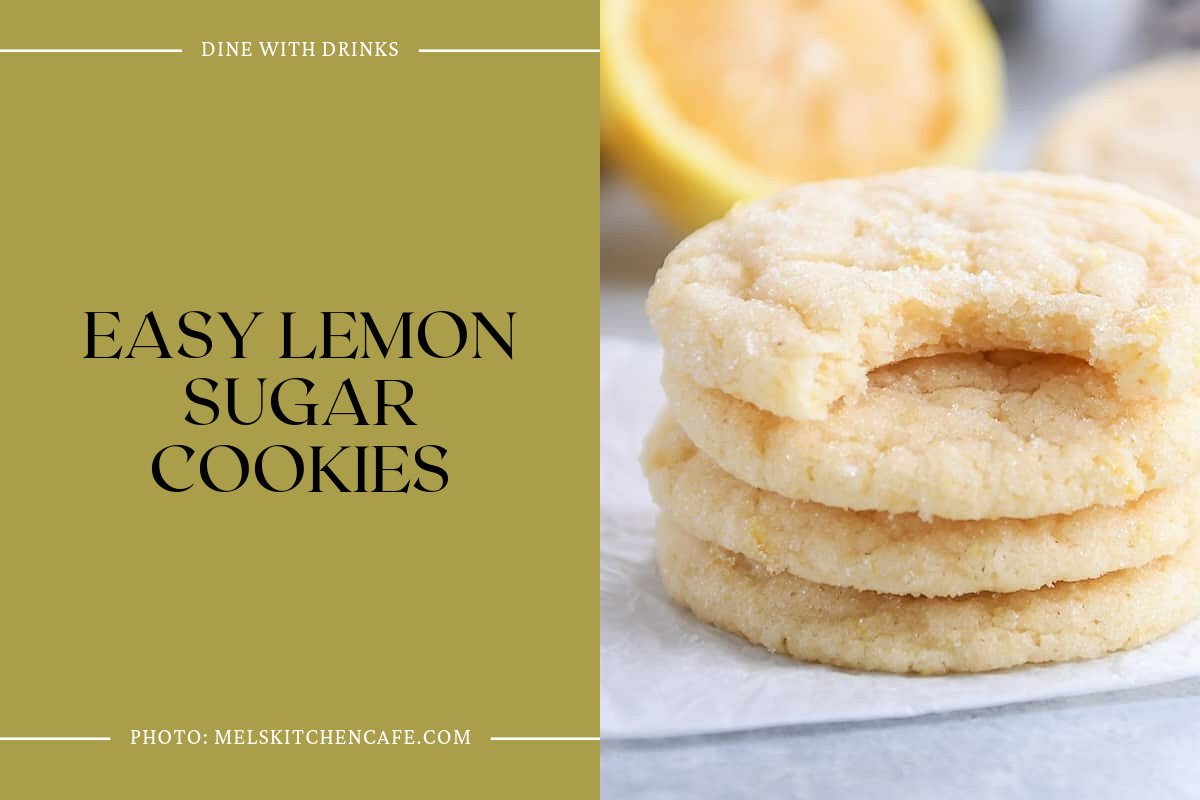 Easy Lemon Sugar Cookies