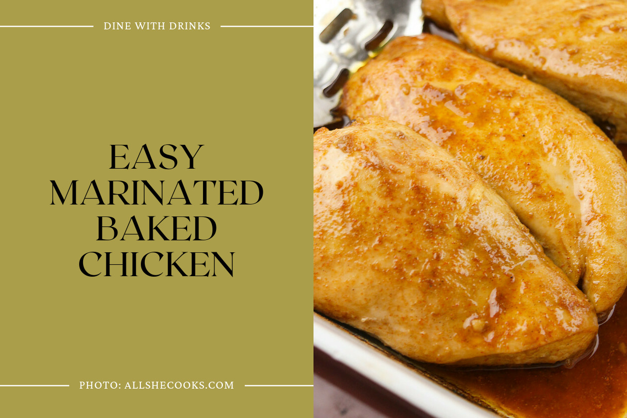Easy Marinated Baked Chicken