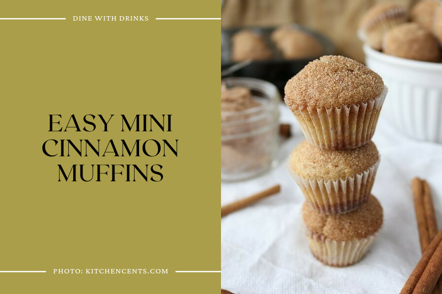 Easy Mini Cinnamon Muffins