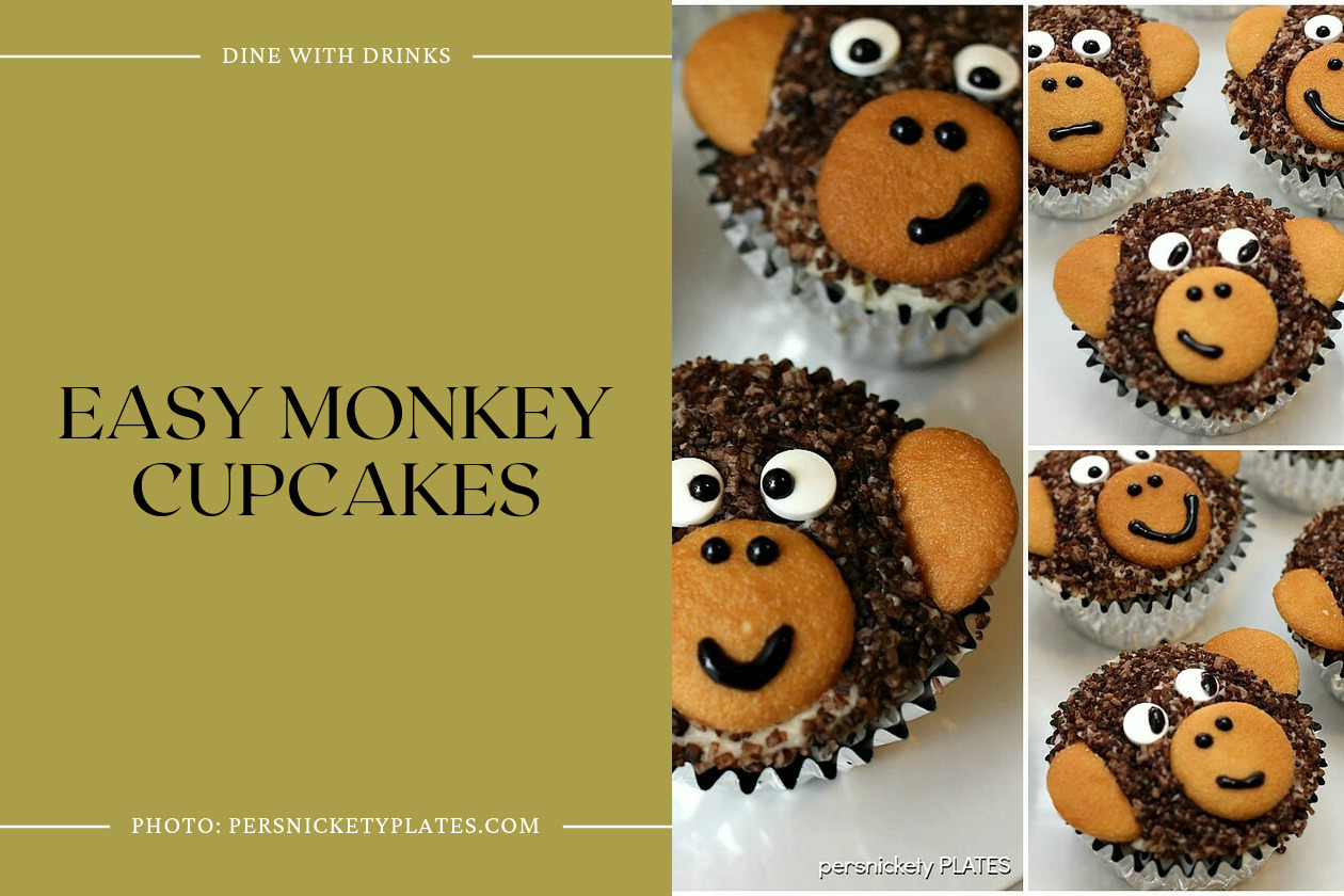 Easy Monkey Cupcakes