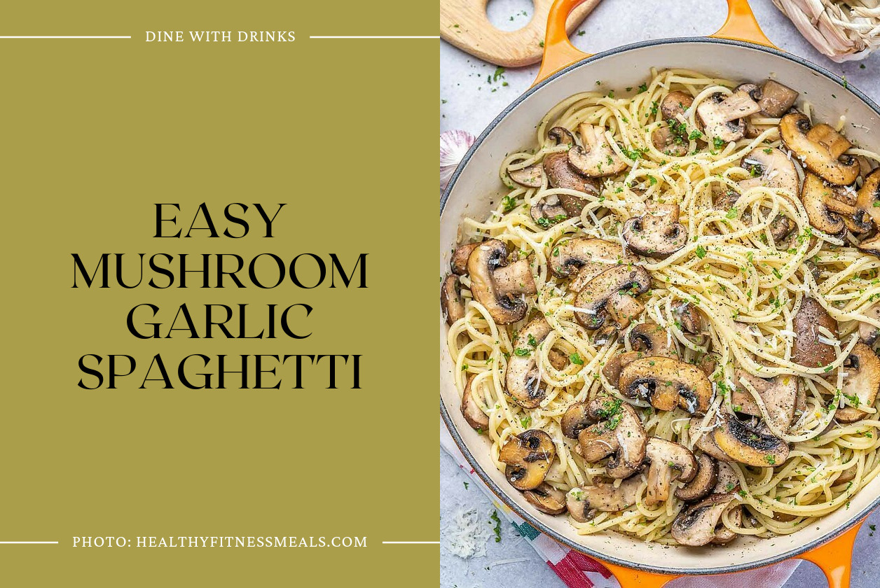 Easy Mushroom Garlic Spaghetti