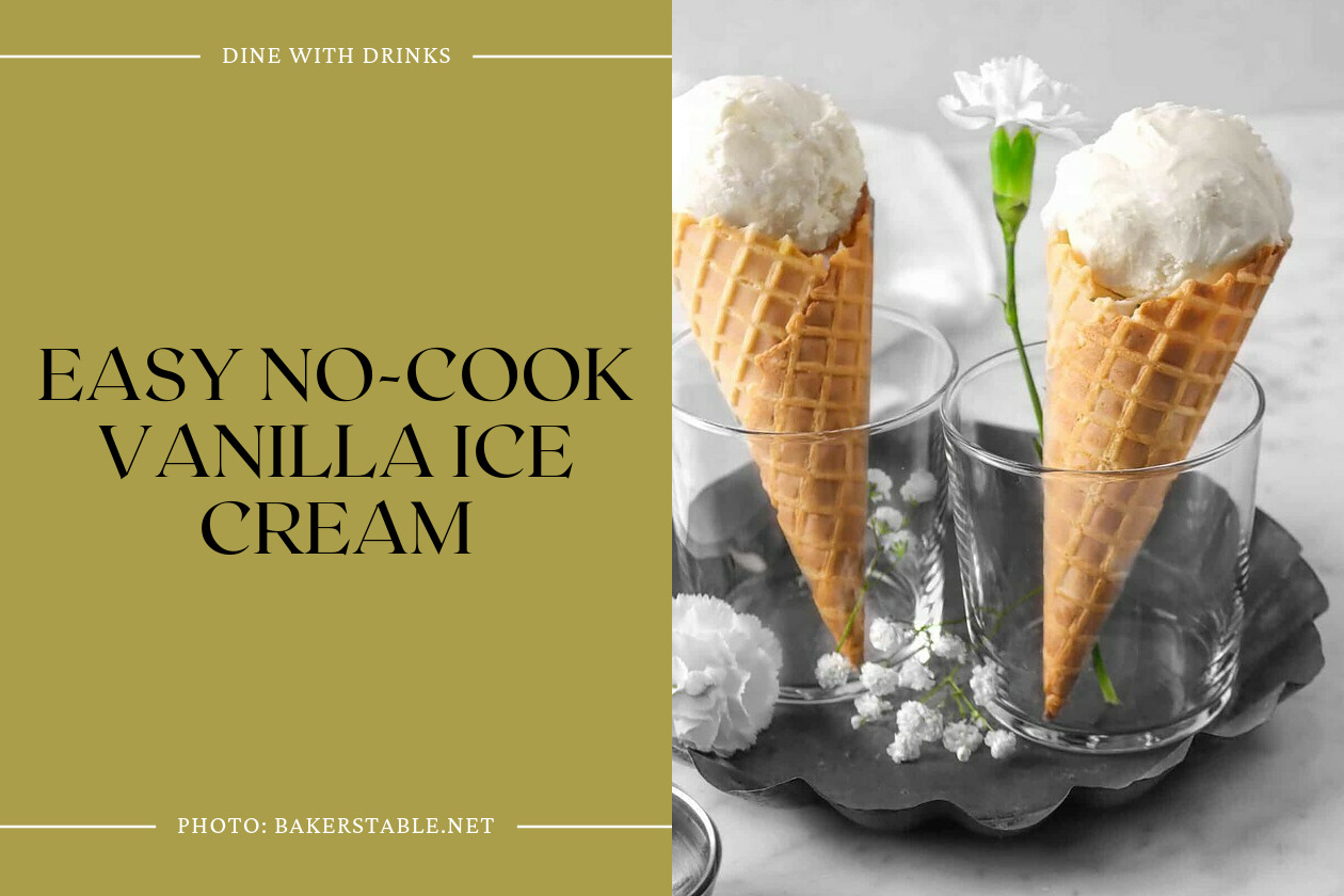 Easy No-Cook Vanilla Ice Cream