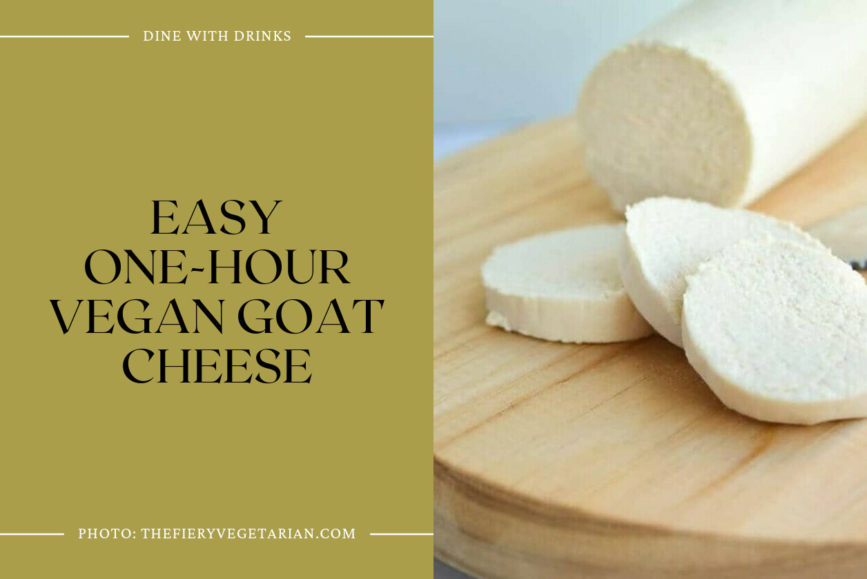 Easy One-Hour Vegan Goat Cheese