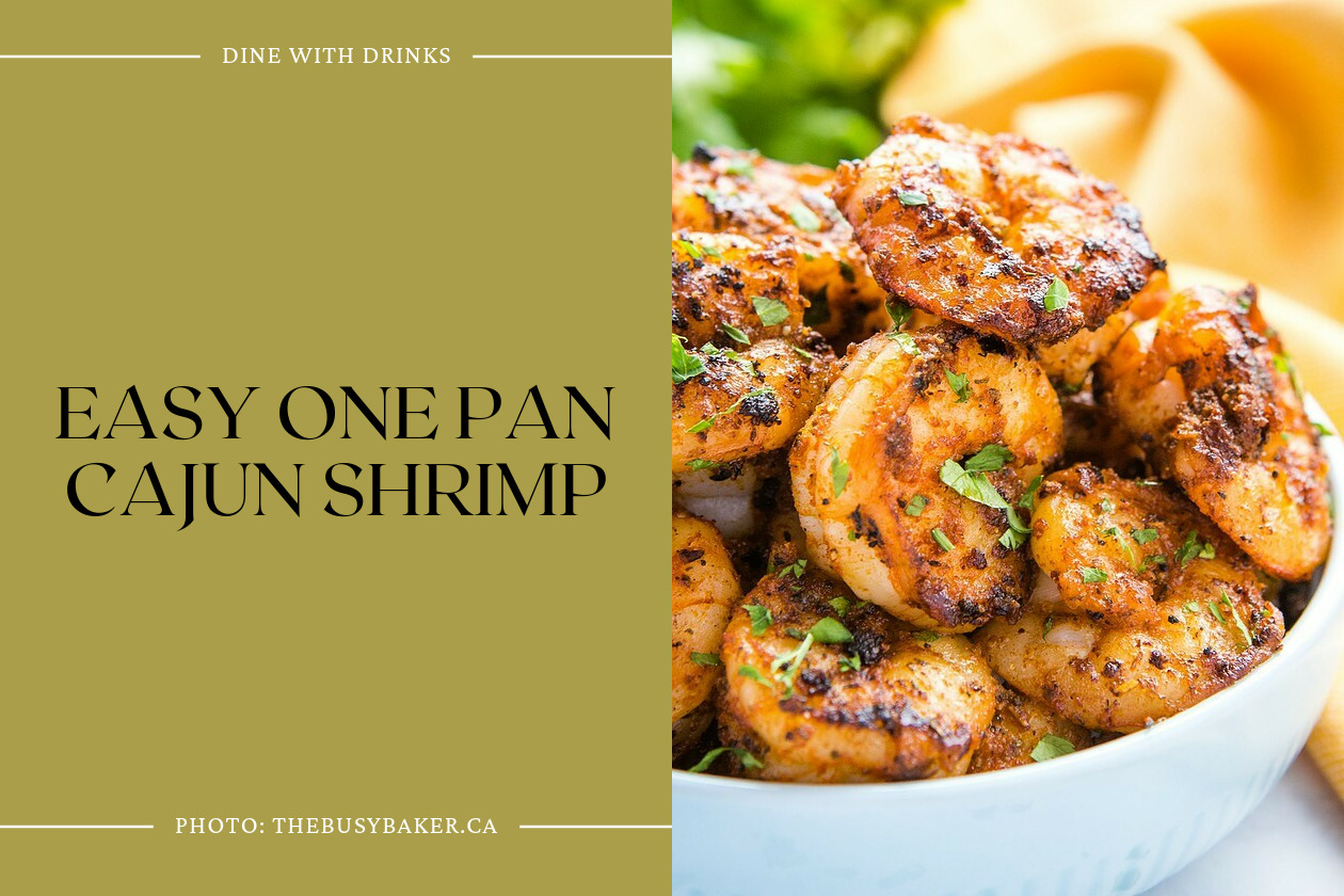Easy One Pan Cajun Shrimp
