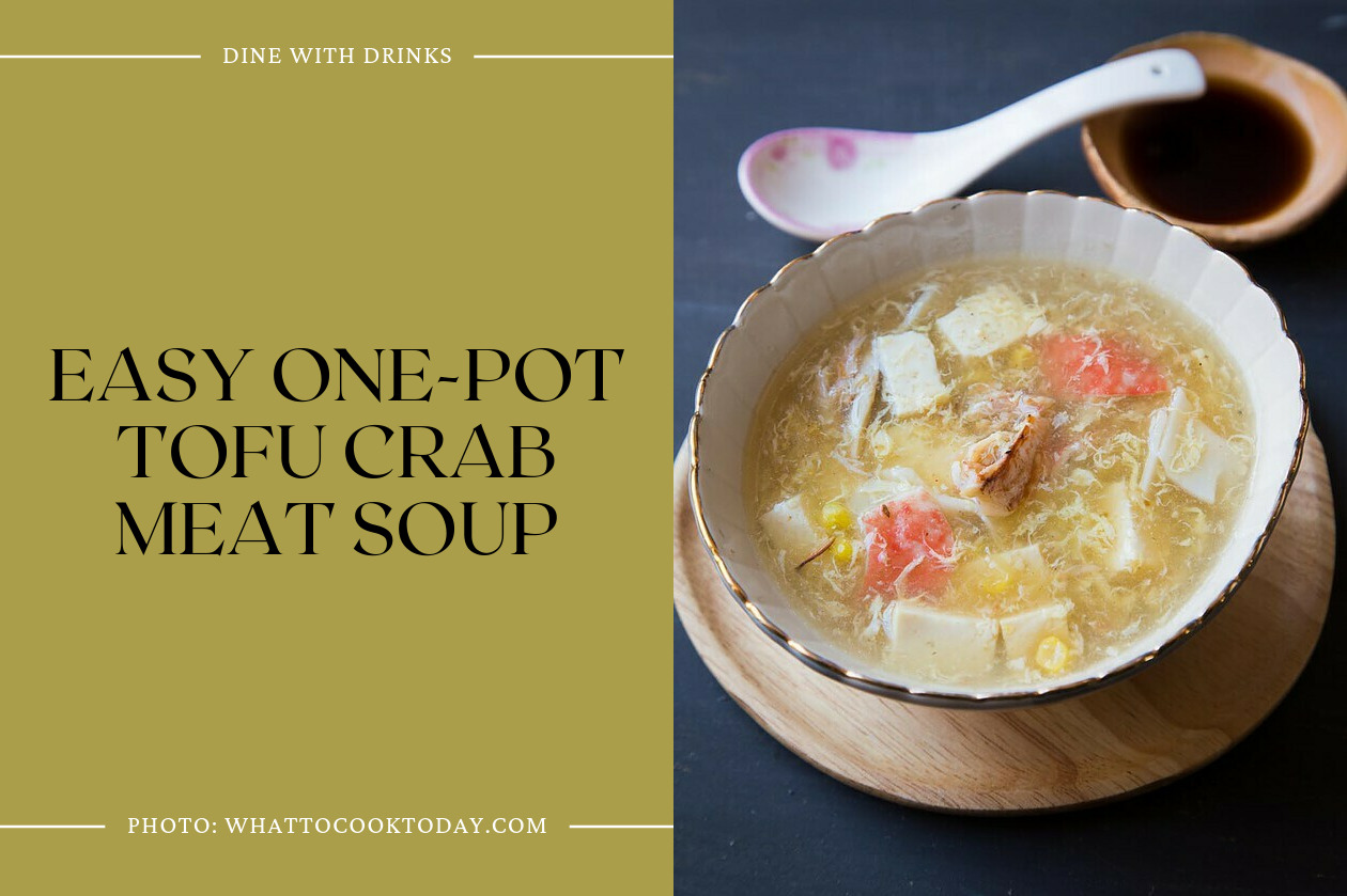 Easy One-Pot Tofu Crab Meat Soup