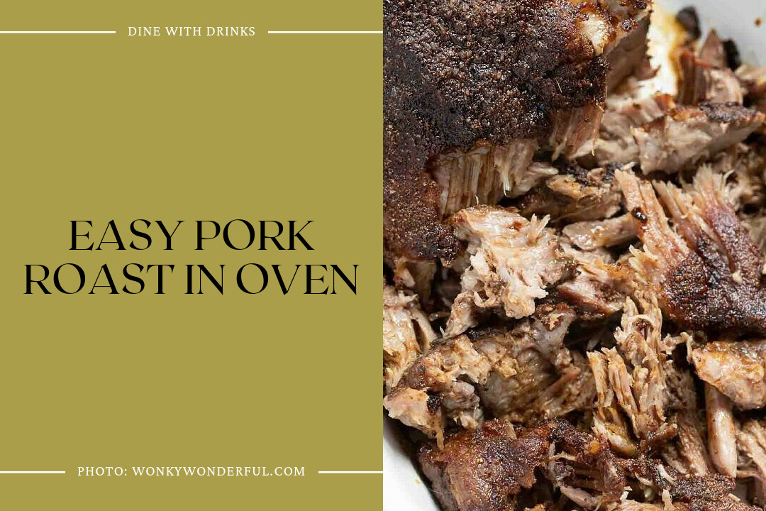 Easy Pork Roast In Oven