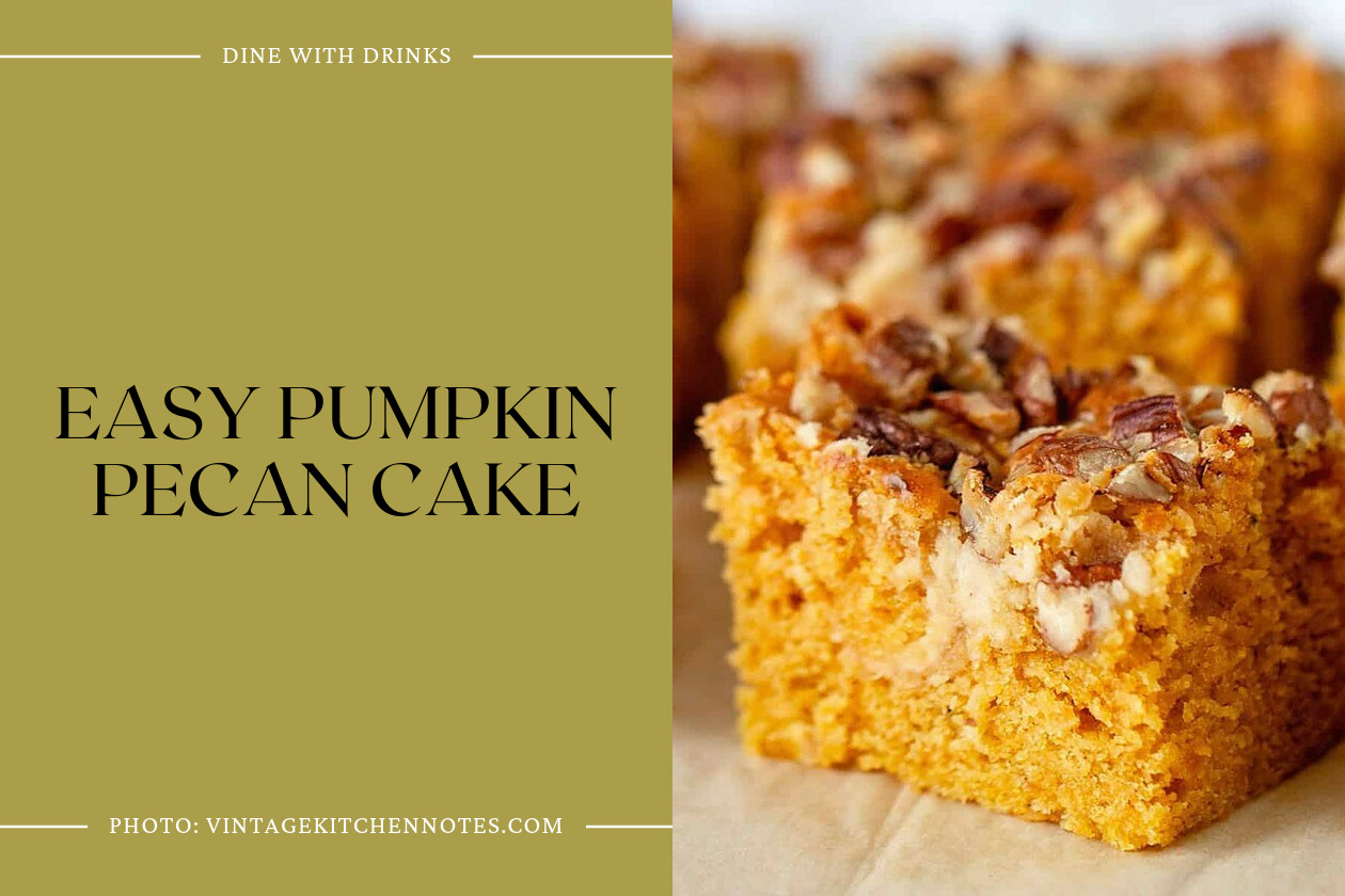 Easy Pumpkin Pecan Cake