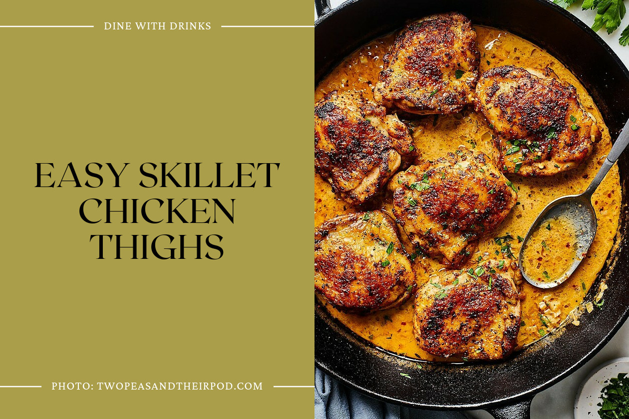 Easy Skillet Chicken Thighs