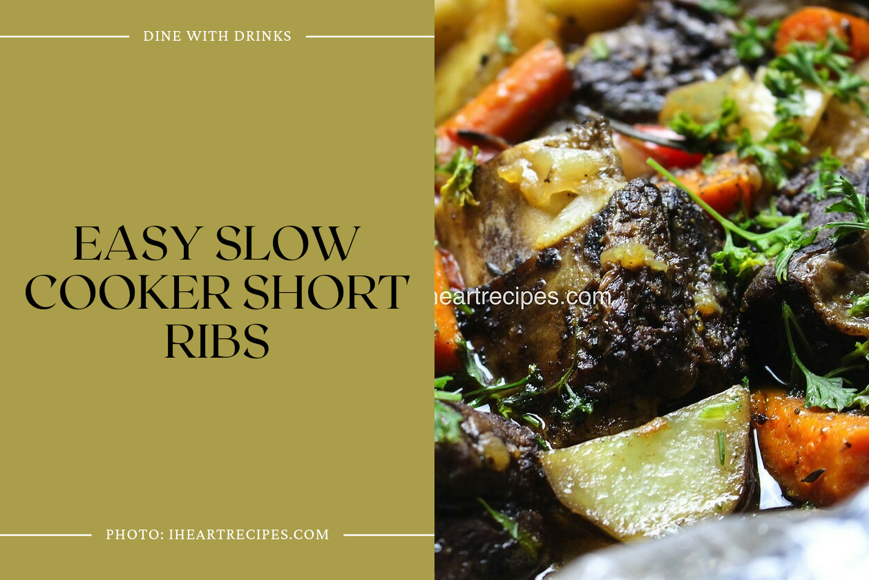 Easy Slow Cooker Short Ribs