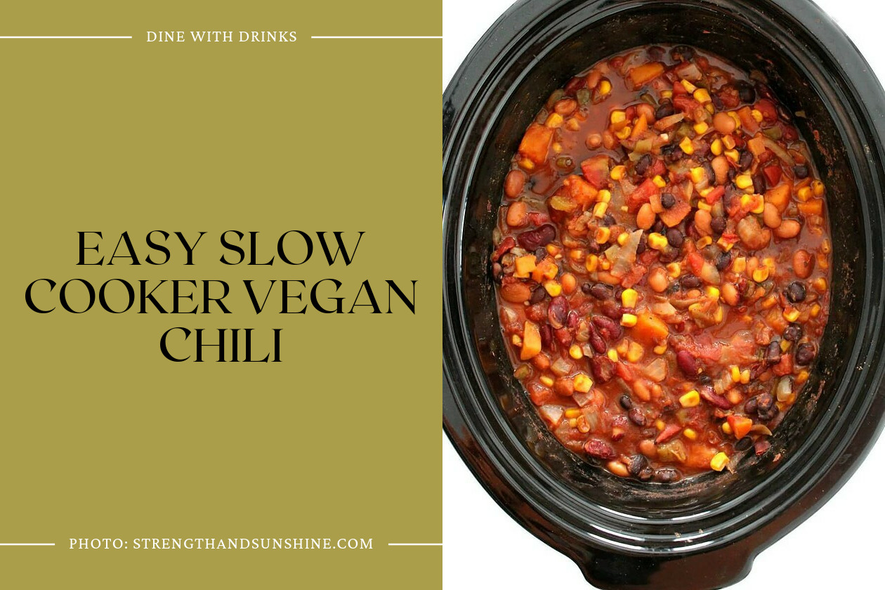 Easy Slow Cooker Vegan Chili