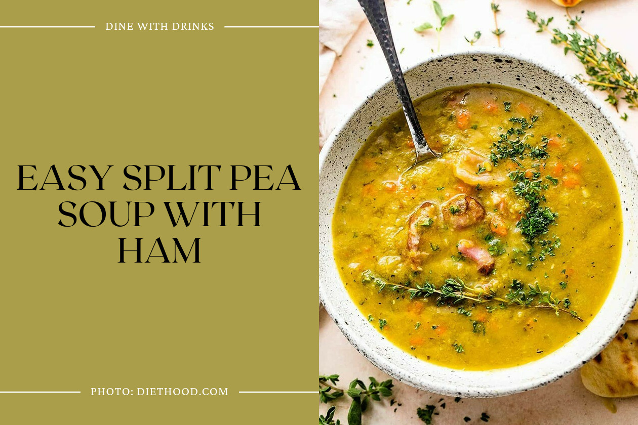 Easy Split Pea Soup With Ham