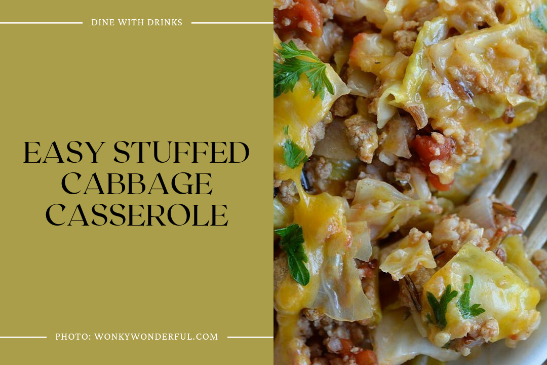 Easy Stuffed Cabbage Casserole