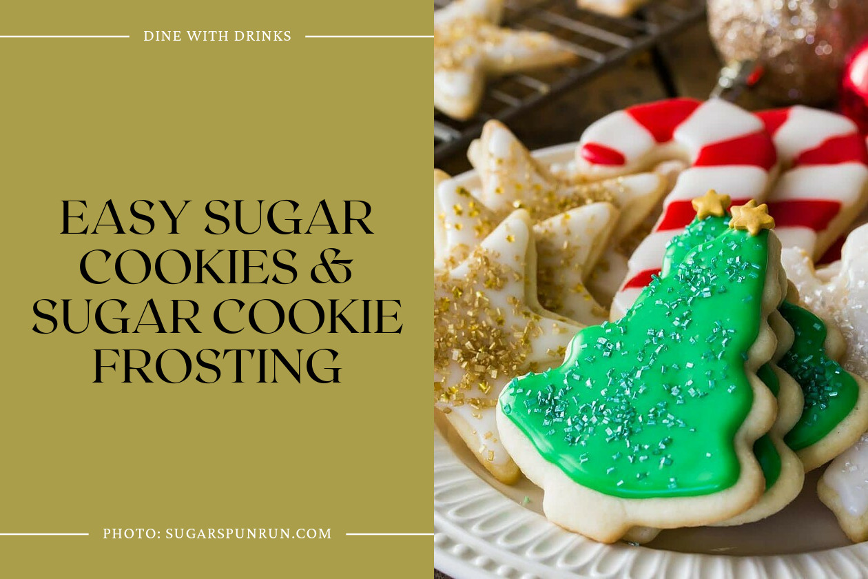 Easy Sugar Cookies & Sugar Cookie Frosting