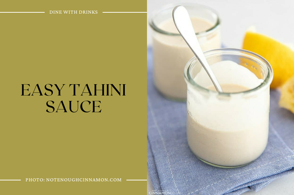 Easy Tahini Sauce