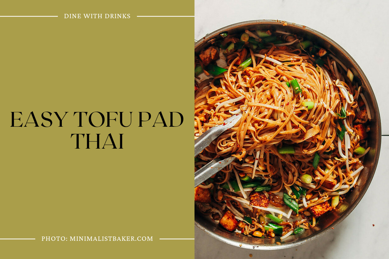 Easy Tofu Pad Thai