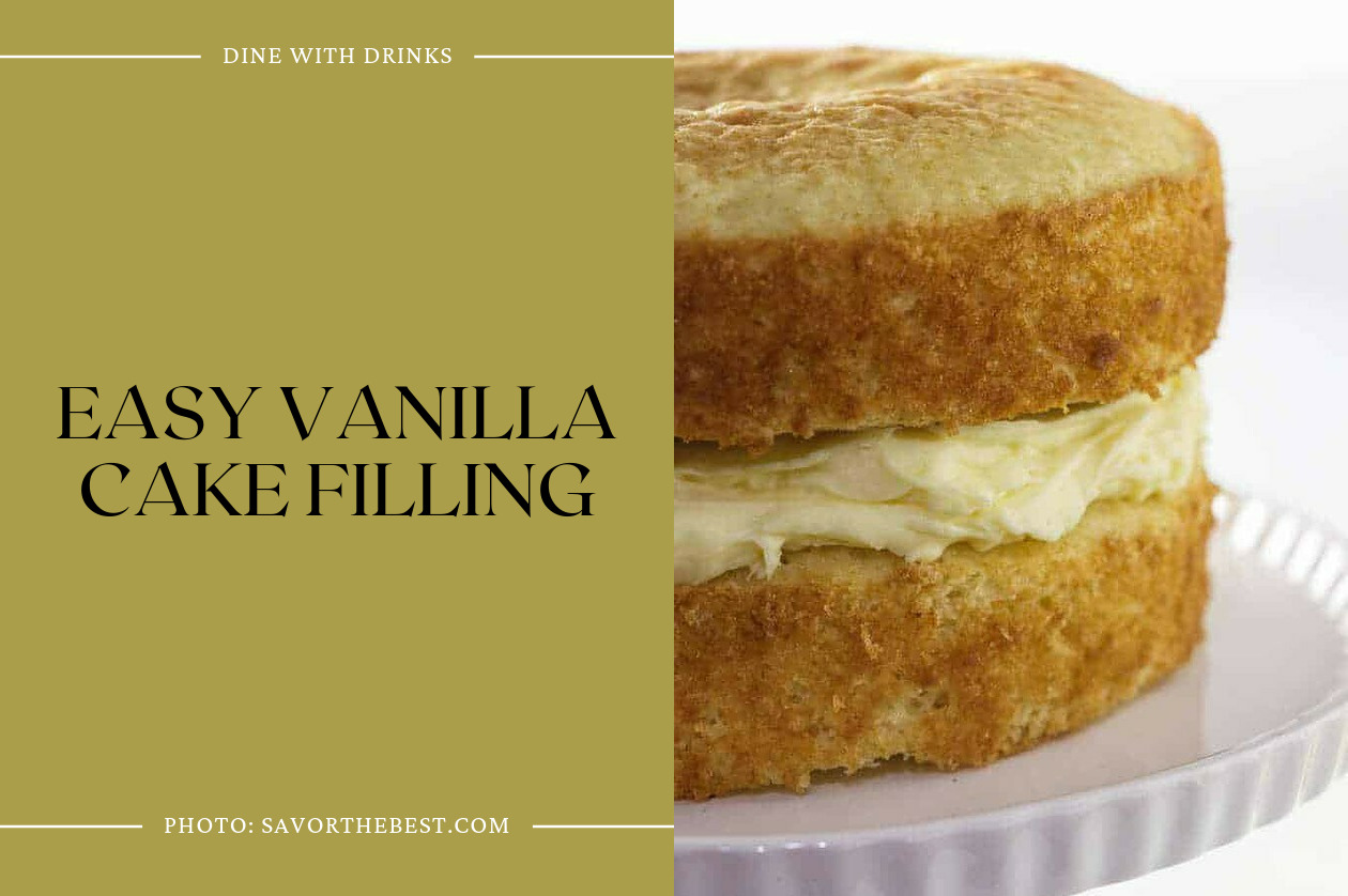 Easy Vanilla Cake Filling