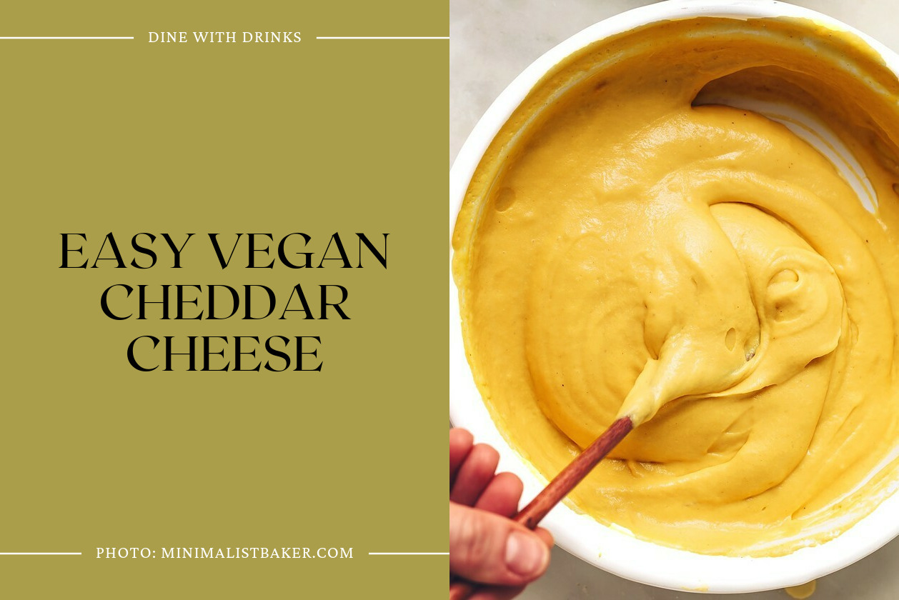 Easy Vegan Cheddar Cheese