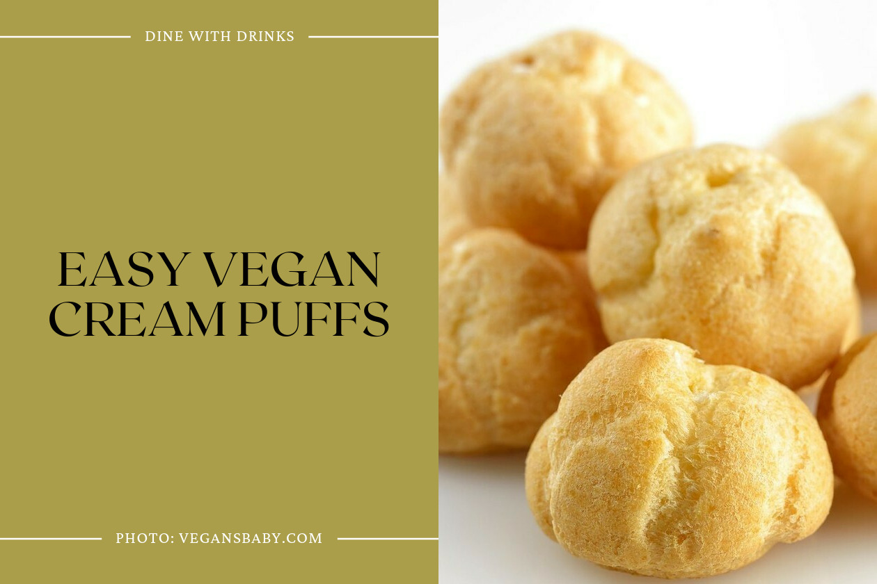 Easy Vegan Cream Puffs