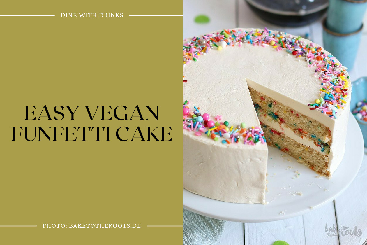 Easy Vegan Funfetti Cake