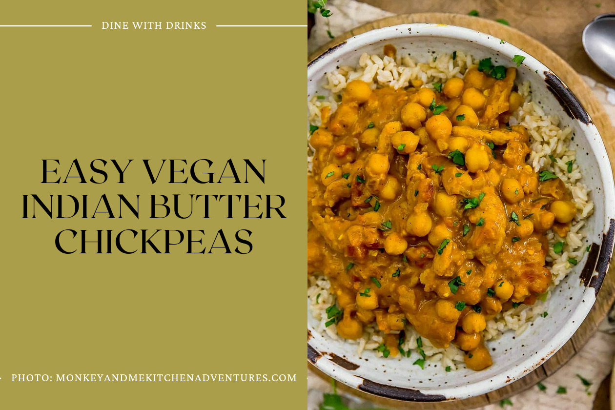 Easy Vegan Indian Butter Chickpeas