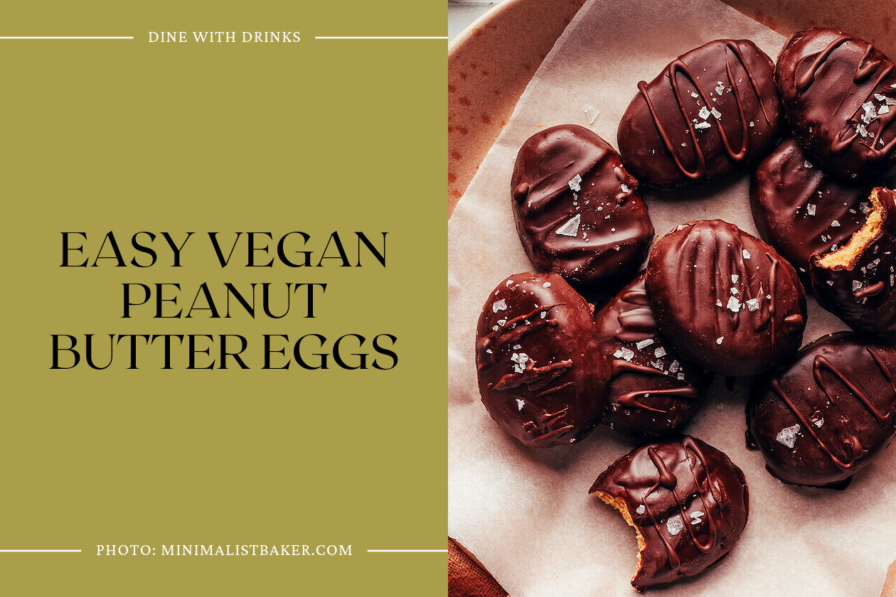 Easy Vegan Peanut Butter Eggs