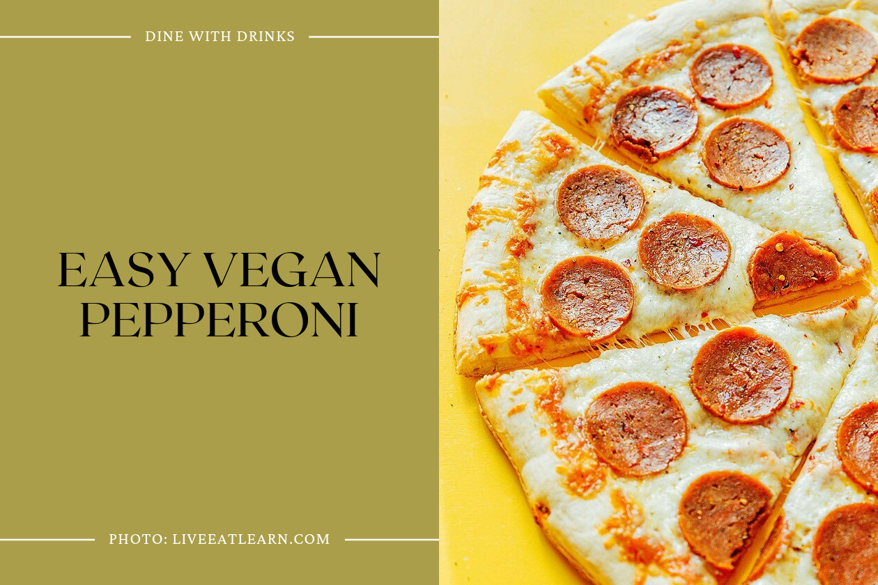 Easy Vegan Pepperoni