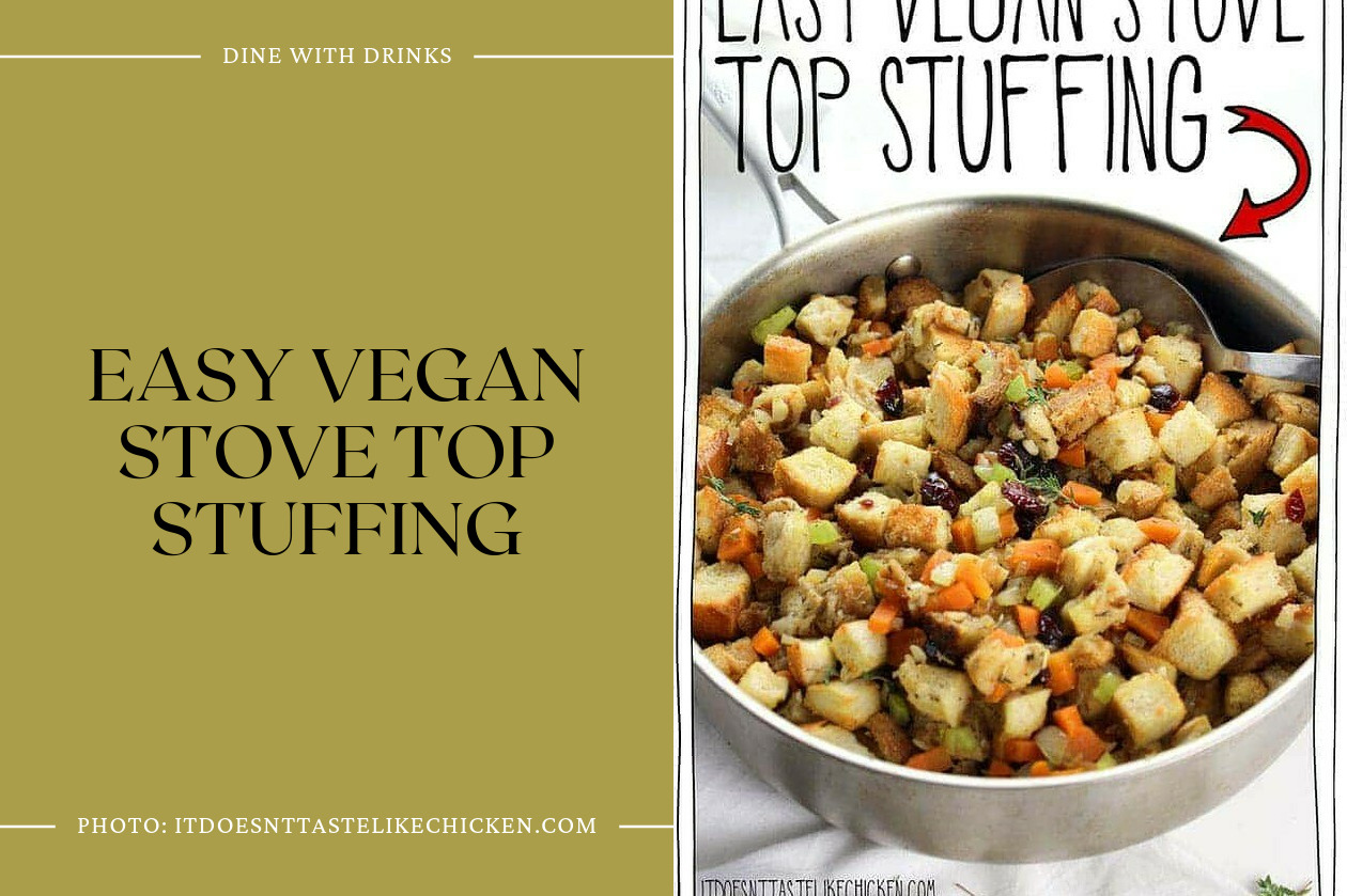 Easy Vegan Stove Top Stuffing