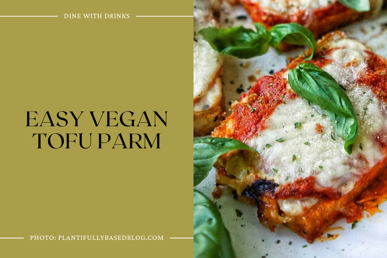Easy Vegan Tofu Parm