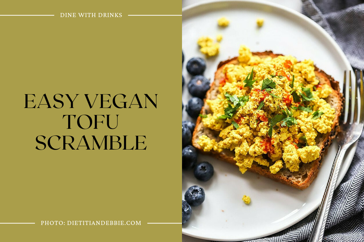 Easy Vegan Tofu Scramble