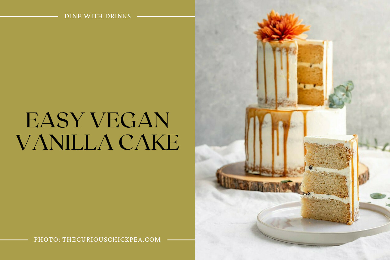 Easy Vegan Vanilla Cake