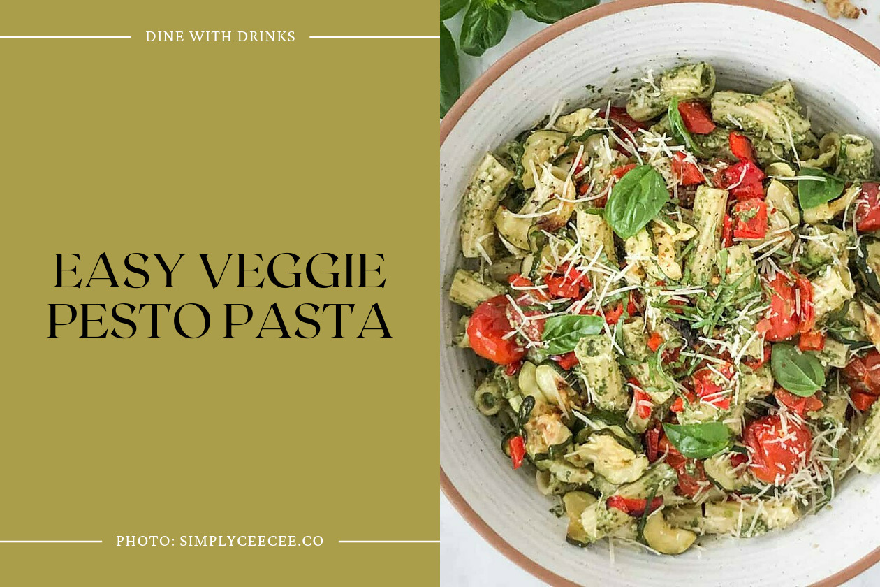 Easy Veggie Pesto Pasta