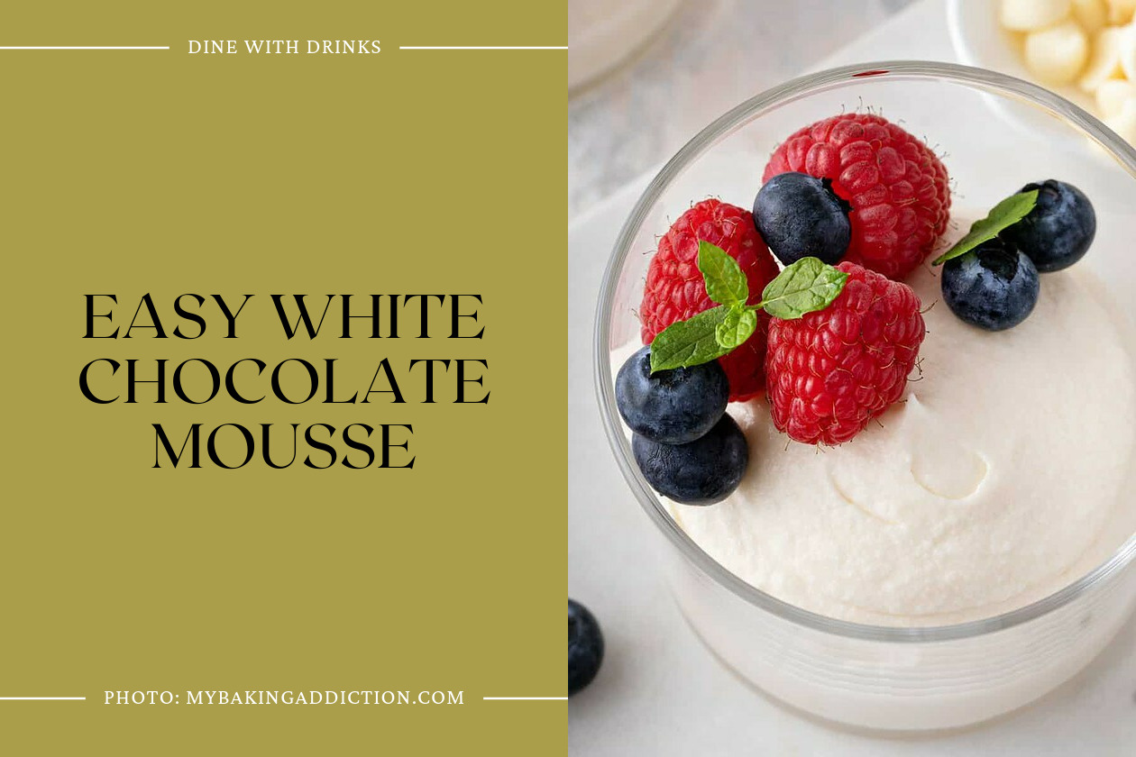 Easy White Chocolate Mousse