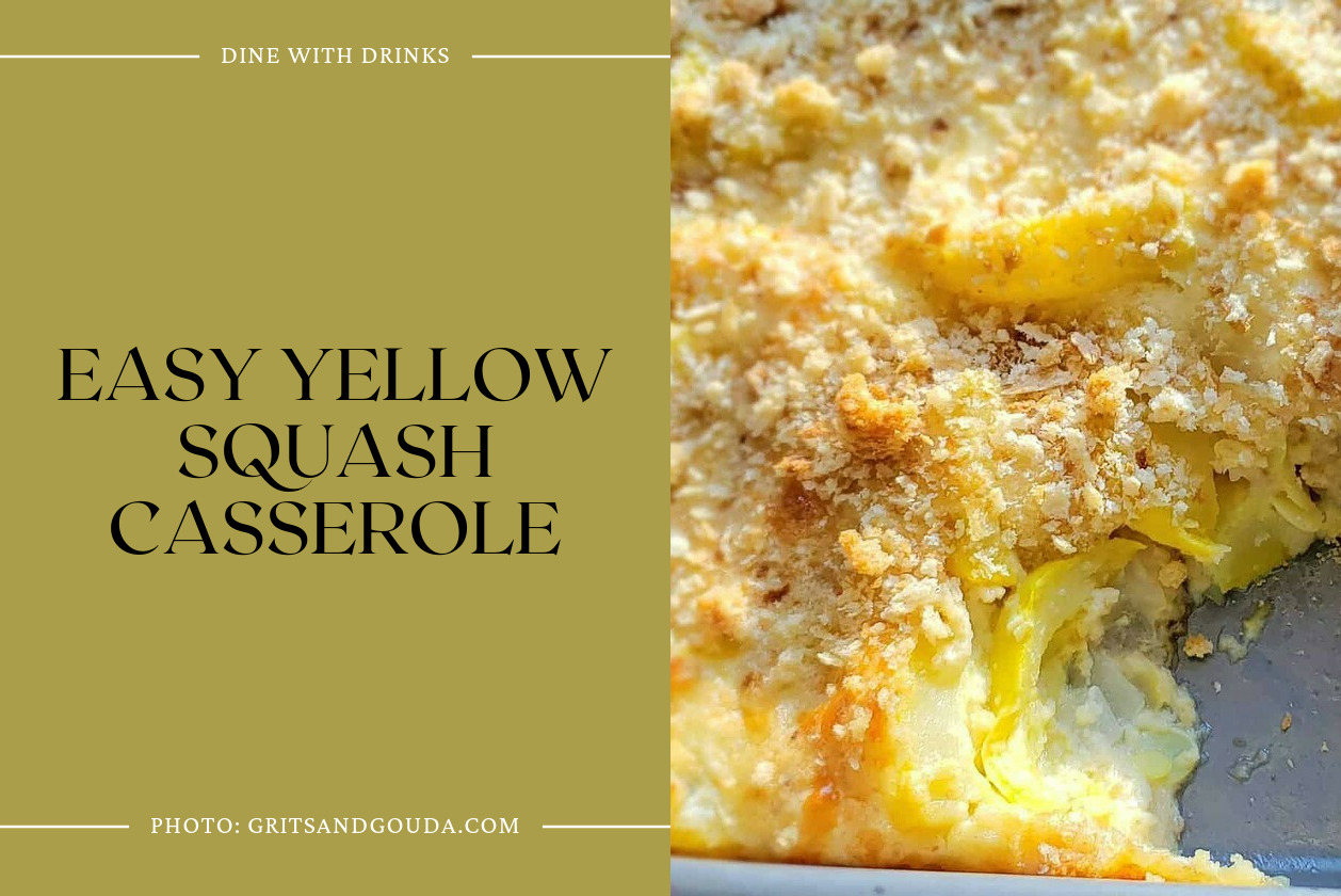Easy Yellow Squash Casserole