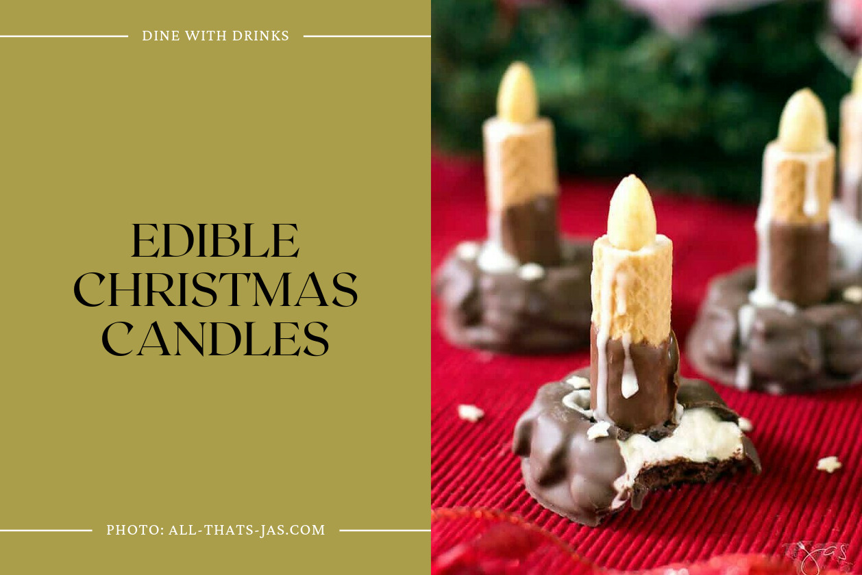 Edible Christmas Candles